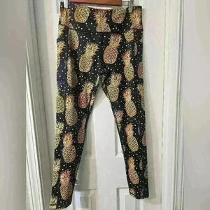 CVG PINEAPPLE PRINT LEGGINGS